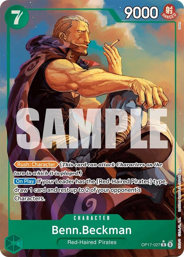 Image for Benn.Beckman (Alternate Art) (OP17-027) (OP17) - One Piece Card Game