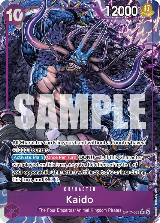 Image for Kaido (063) (Alternate Art) (OP17-063) (OP17) - One Piece Card Game