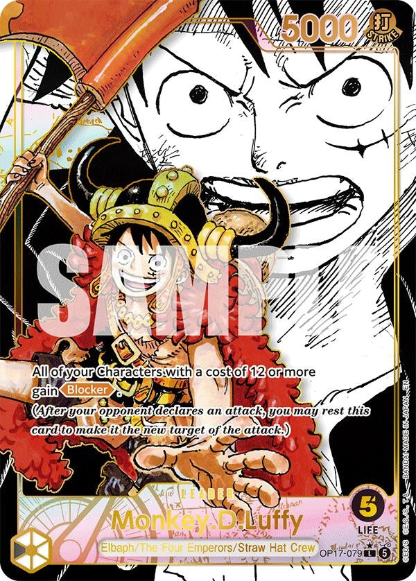 Image for Monkey.D.Luffy (079) (Super Leader Alternate Art) (OP17-079) (OP17) - One Piece Card Game
