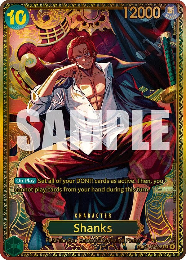 Image for Shanks (OP13-028) (SP) (OP13-028) (OP17) - One Piece Card Game