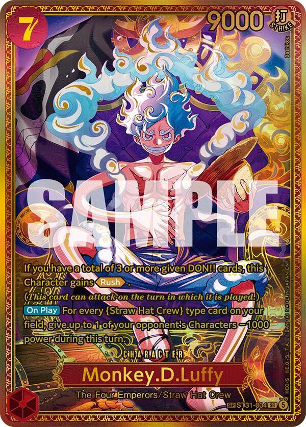 Image for Monkey.D.Luffy (ST31-004) (SP) (ST31-004) (OP17) - One Piece Card Game