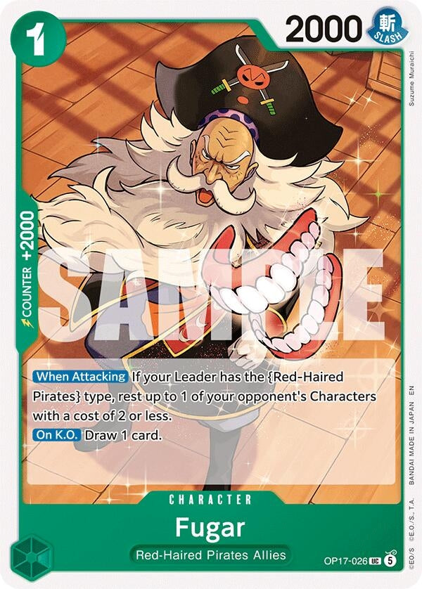 Image for Fugar (OP17-026) (OP17) - One Piece Card Game