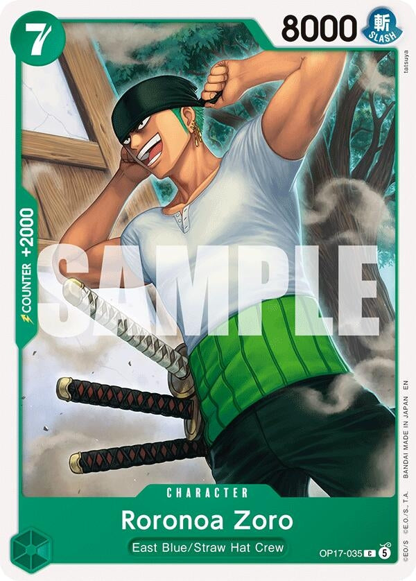 Image for Roronoa Zoro (035) (OP17-035) (OP17) - One Piece Card Game