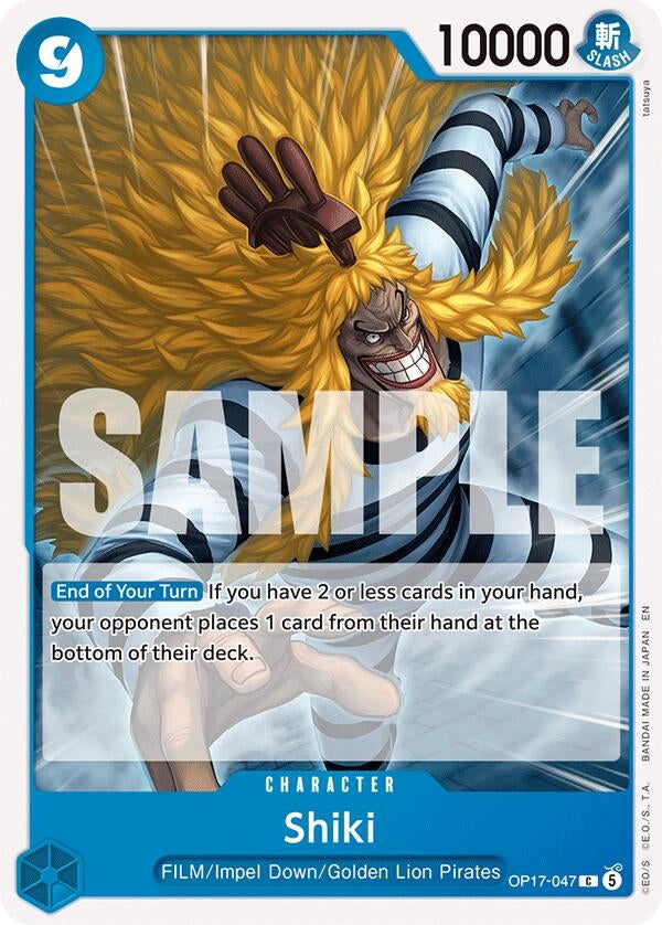 Image for Shiki (047) (OP17-047) (OP17) - One Piece Card Game