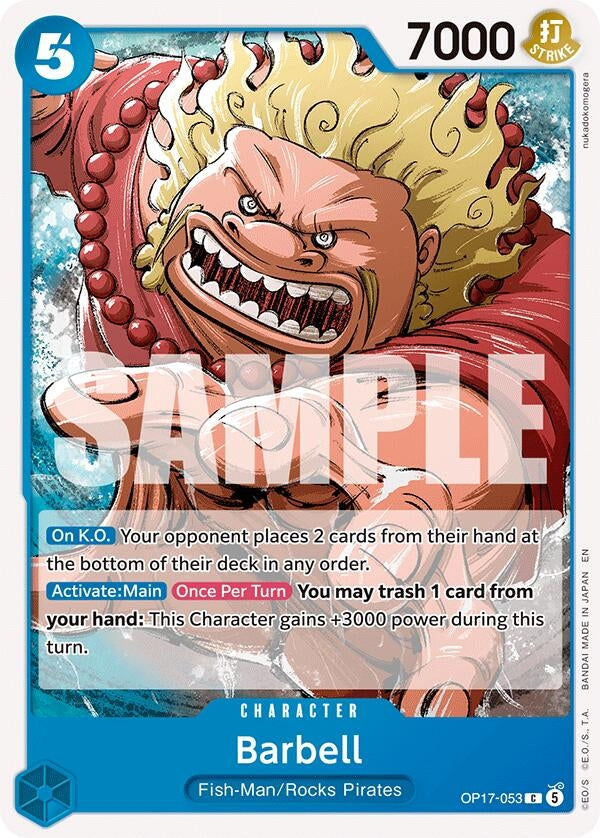 Image for Barbell (OP17-053) (OP17) - One Piece Card Game