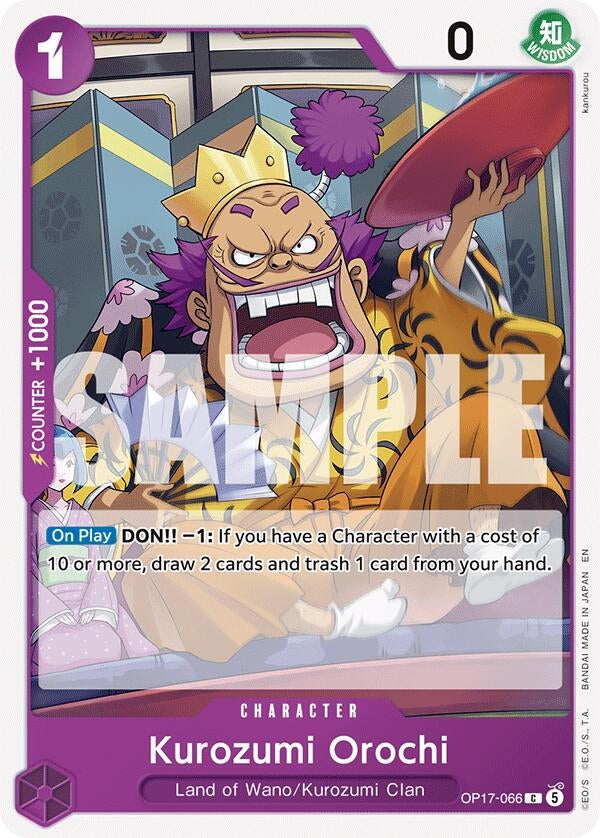 Image for Kurozumi Orochi (OP17-066) (OP17) - One Piece Card Game