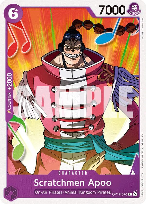 Image for Scratchmen Apoo (OP17-070) (OP17) - One Piece Card Game