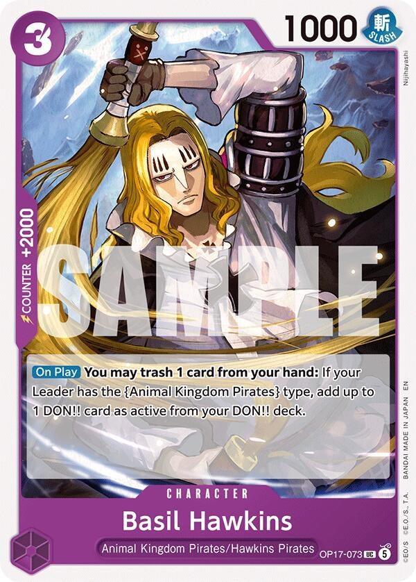 Image for Basil Hawkins (OP17-073) (OP17) - One Piece Card Game