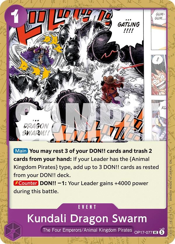 Image for Kundali Dragon Swarm (OP17-077) (OP17) - One Piece Card Game