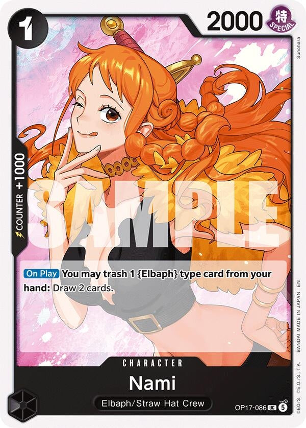 Image for Nami (086) (OP17-086) (OP17) - One Piece Card Game