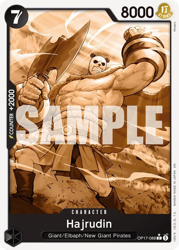Image for Hajrudin (Pandaman Art) (OP17-088) (OP17) - One Piece Card Game