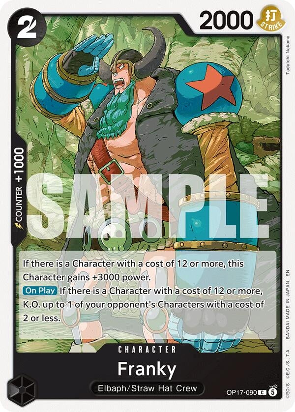 Image for Franky (OP17-090) (OP17) - One Piece Card Game