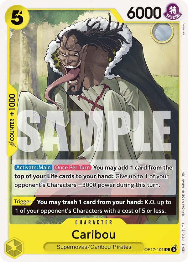 Image for Caribou (OP17-101) (OP17) - One Piece Card Game