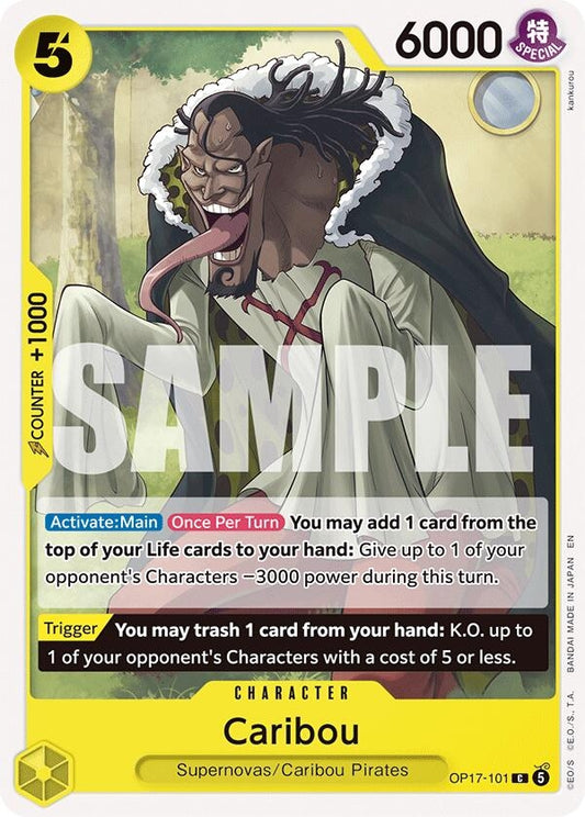 Image for Caribou (OP17-101) (OP17) - One Piece Card Game