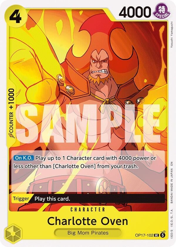 Image for Charlotte Oven (OP17-102) (OP17) - One Piece Card Game