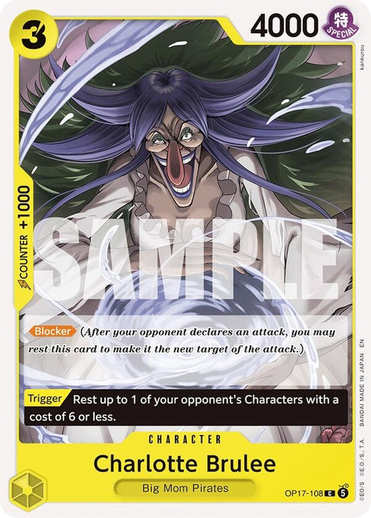 Image for Charlotte Brulee (OP17-108) (OP17) - One Piece Card Game