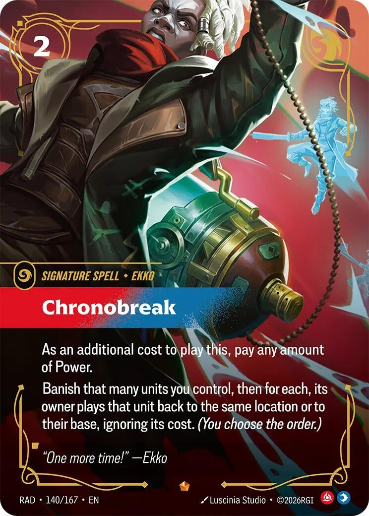 Image for Chronobreak (140/167) (RAD) - Riftbound: League of Legends Trading Card Game
