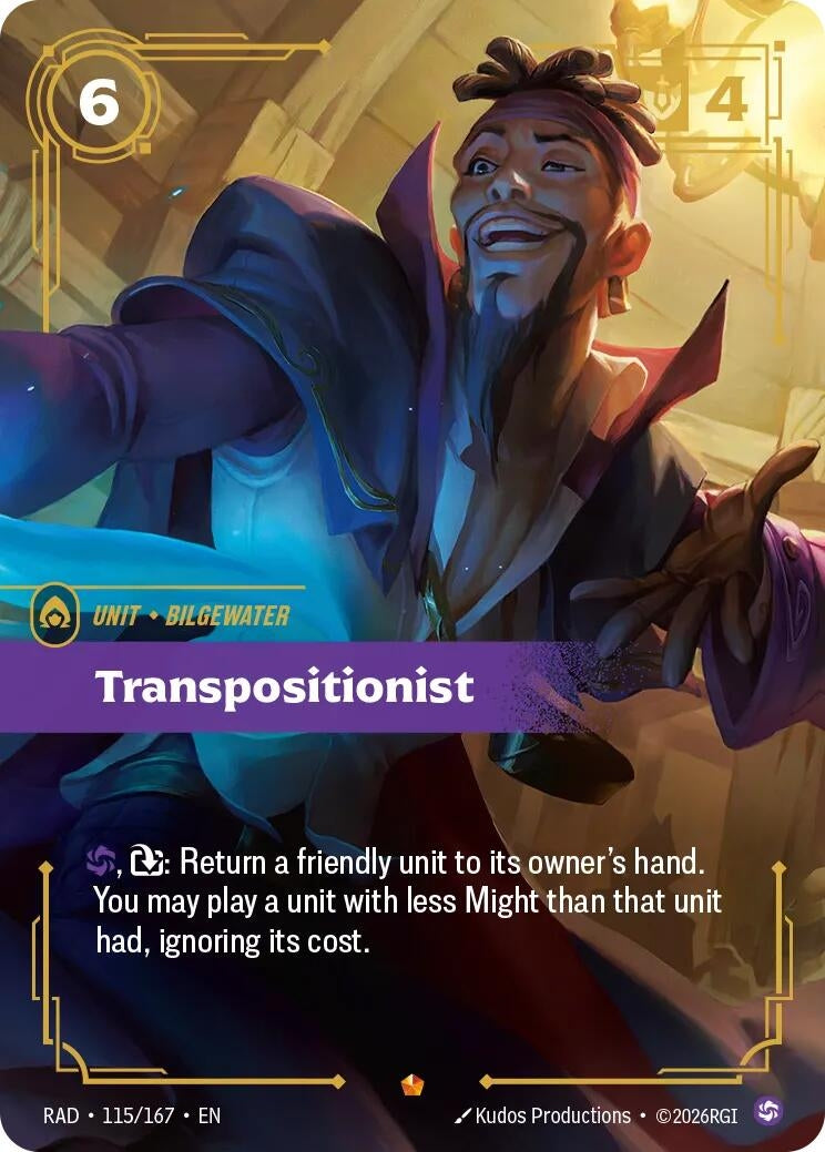 Image for Transpositionist (115/167) (RAD) - Riftbound: League of Legends Trading Card Game