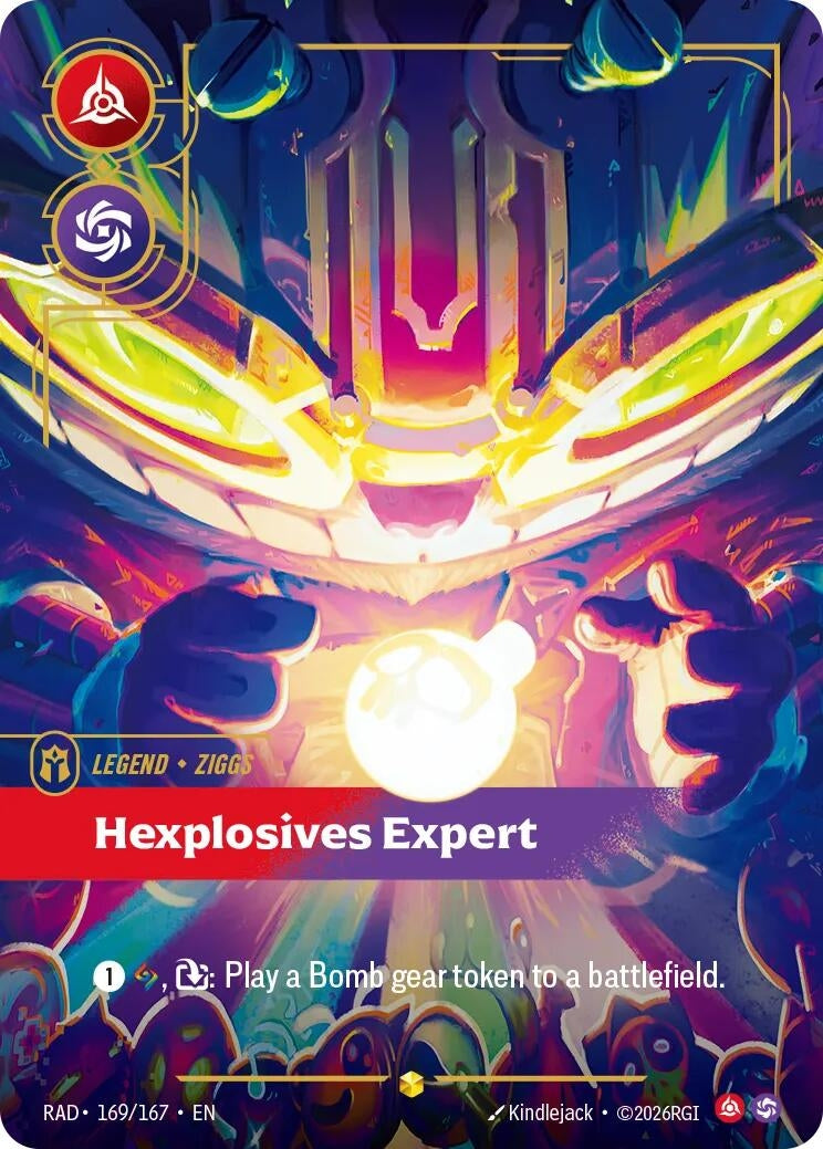 Image for Ziggs, Hexplosives Expert (Overnumbered) (169/167) (RAD) - Riftbound: League of Legends Trading Card Game