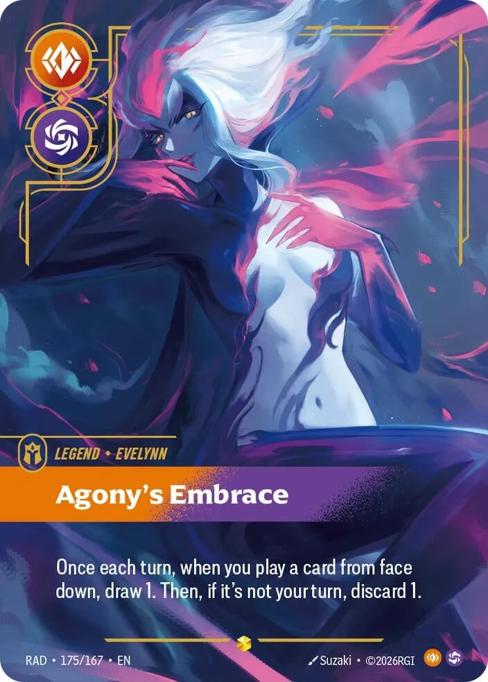 Image for Evelynn, Agony's Embrace (Overnumbered) (175/167) (RAD) - Riftbound: League of Legends Trading Card Game