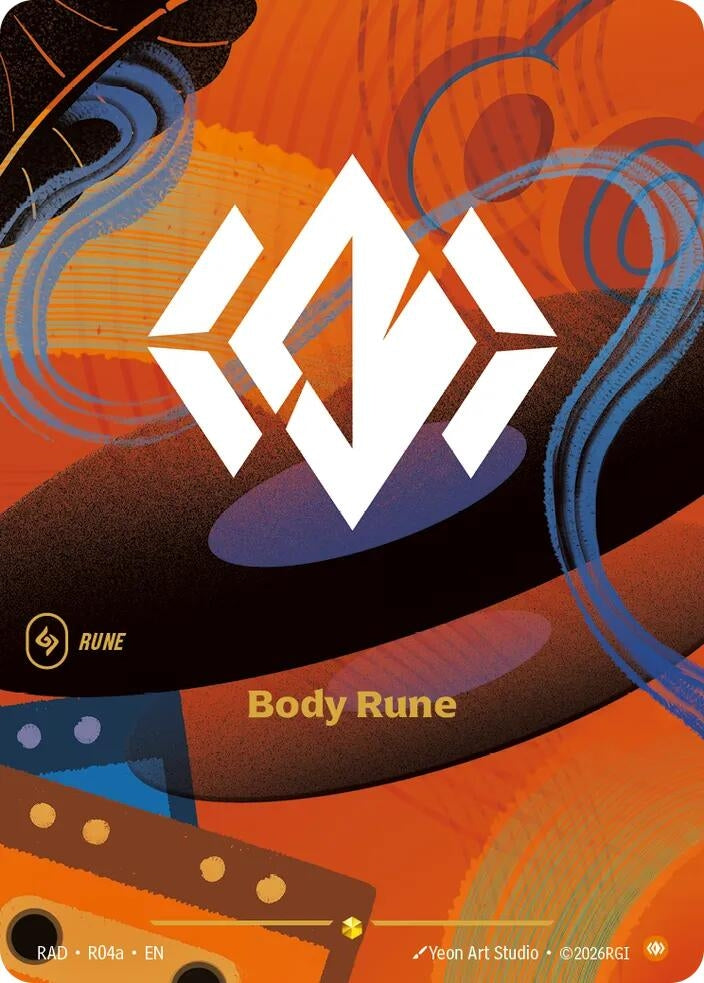 Image for Body Rune (R04a) (R04a) (RAD) - Riftbound: League of Legends Trading Card Game