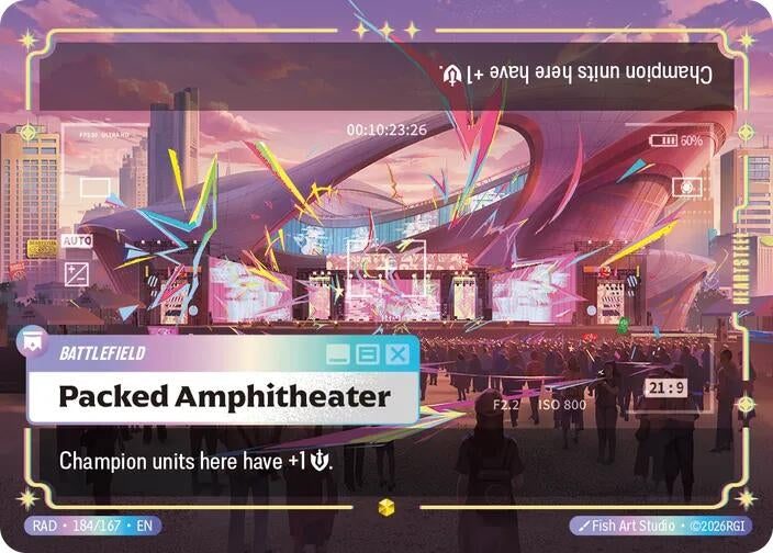Image for Packed Amphitheater (Ultimate) (184/167) (RAD) - Riftbound: League of Legends Trading Card Game