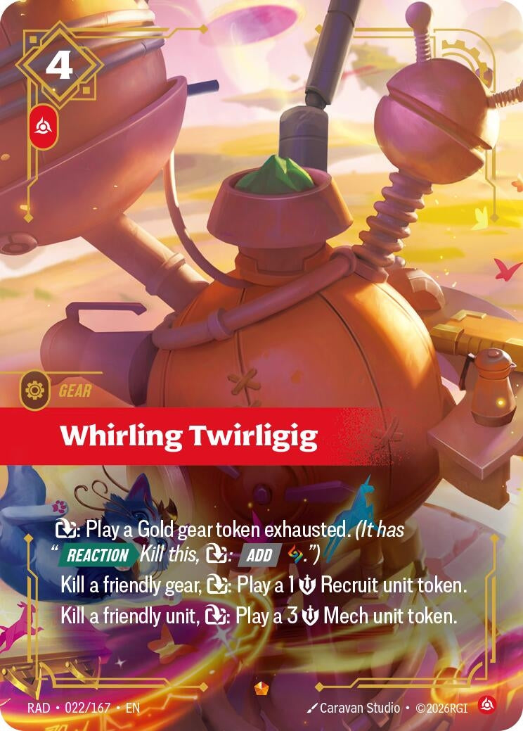 Image for Whirling Twirligig (022/167) (RAD) - Riftbound: League of Legends Trading Card Game