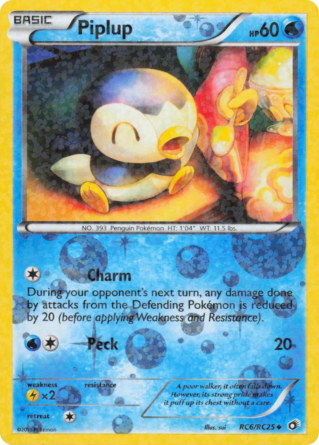 Image for Piplup (RC6/RC25) (LTR) - Pokemon