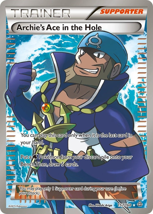 Image for Archie's Ace in the Hole (157 Full Art) (157/160) (PRC) - Pokemon