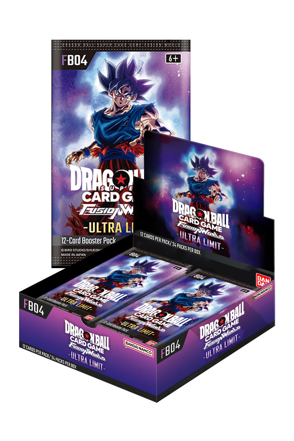 DRAGON BALL SUPER FB04 - FUSION WORLD ULTRA LIMIT - BOOSTER BOX