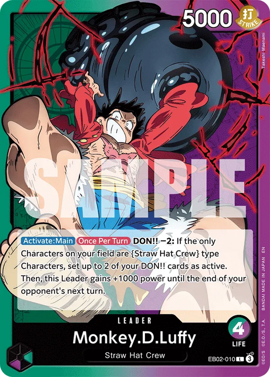 Monkey.D.Luffy (010) - EB02-010 - Leader