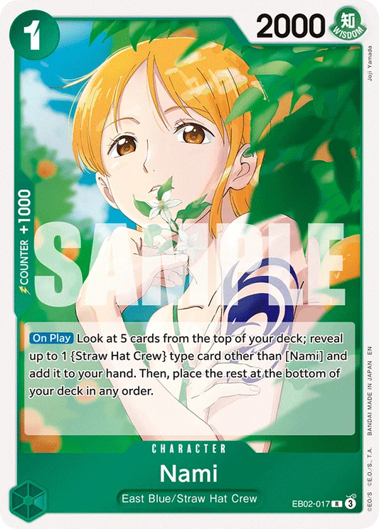 Nami - EB02-017 - Rare