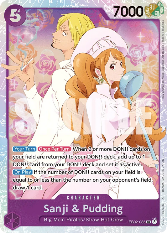 Sanji & Pudding - EB02-035 - Super Rare