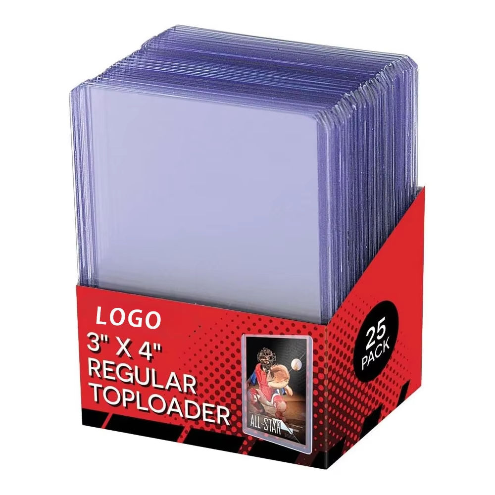 25 Count Toploaders With Sleeves