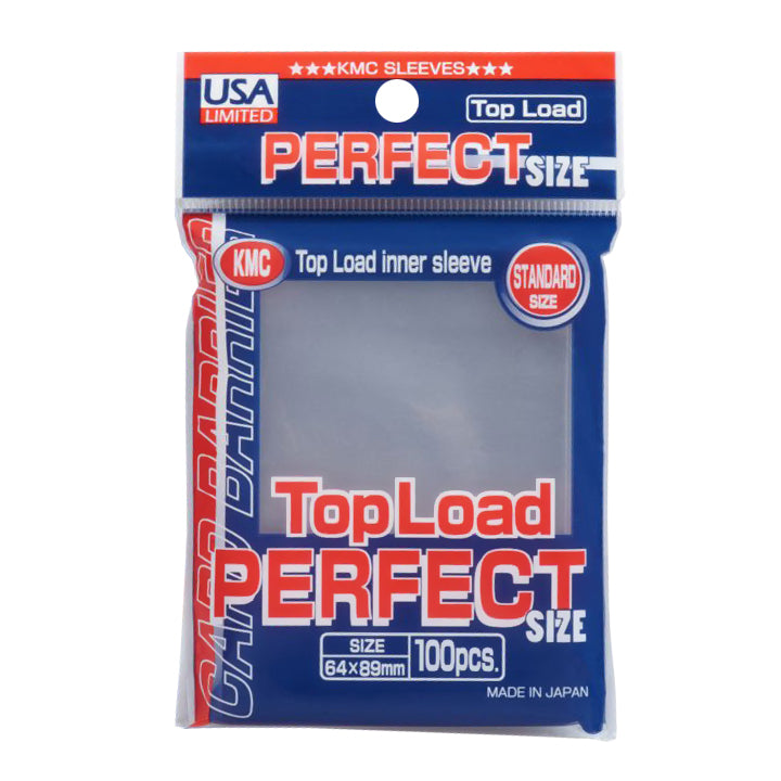 KMC - Perfect Size Sleeves - Top Load 100Ct