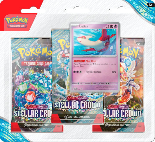 Pokemon - Stellar Crown - 3 Pack Blister