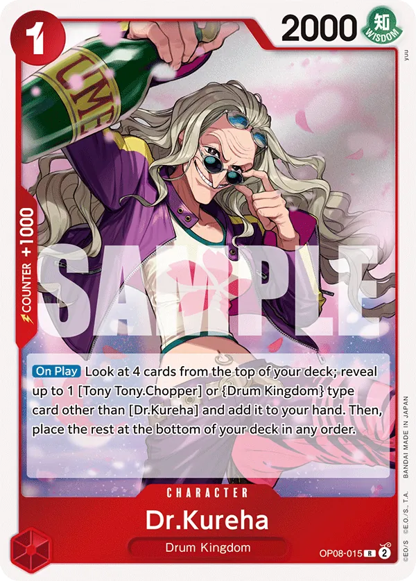 Dr.Kureha - OP08-015 - Rare