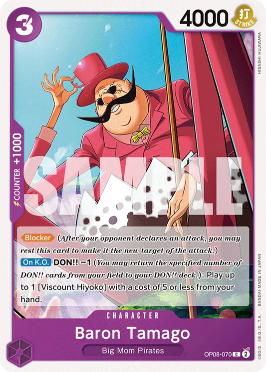Baron Tamago - OP08-070 - Common