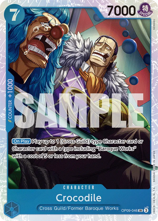 Crocodile - OP09-046 - Super Rare