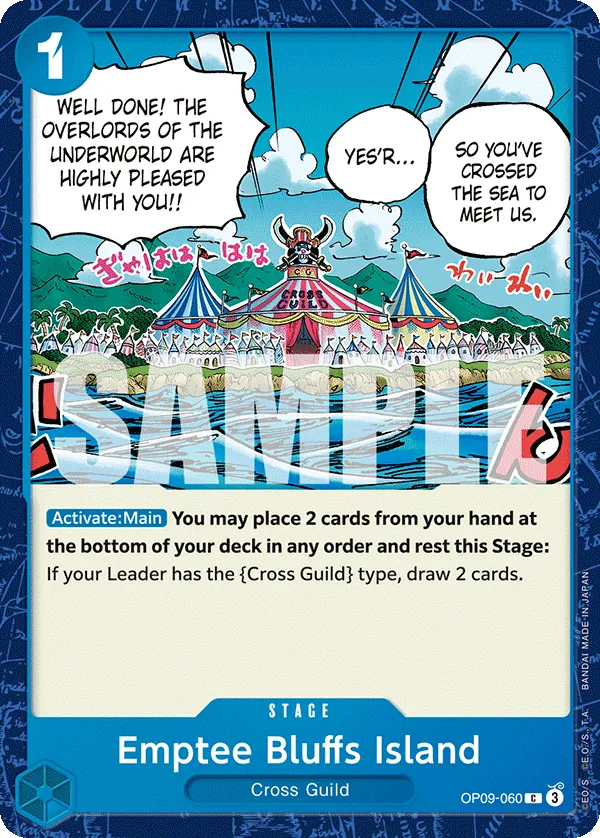 Emptee Bluffs Island - OP09-060 - Common