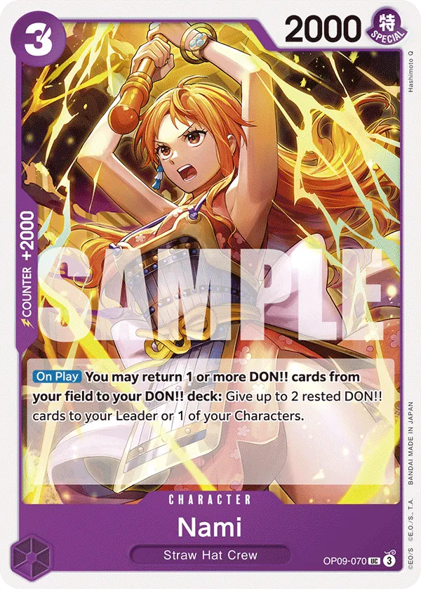 Nami - OP09-070 - Uncommon