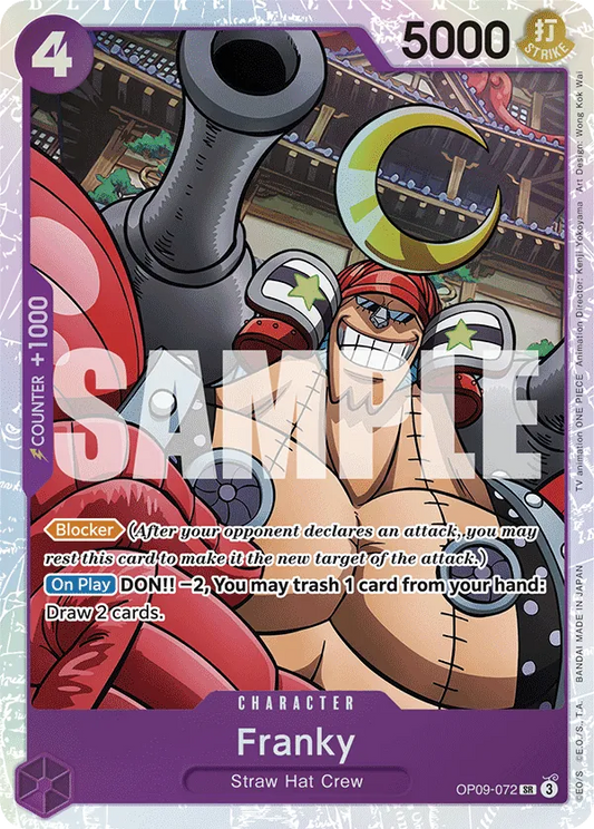 Franky - OP09-072 - Super Rare