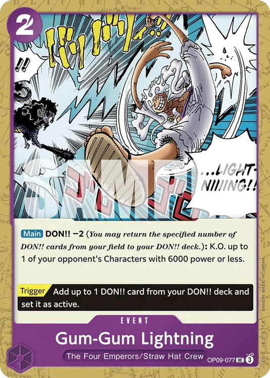 Gum-Gum Lightning - OP09-077 - Uncommon