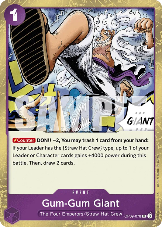 Gum-Gum Giant - OP09-078 - Rare