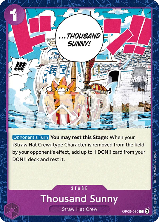 Thousand Sunny - OP09-080 - Common
