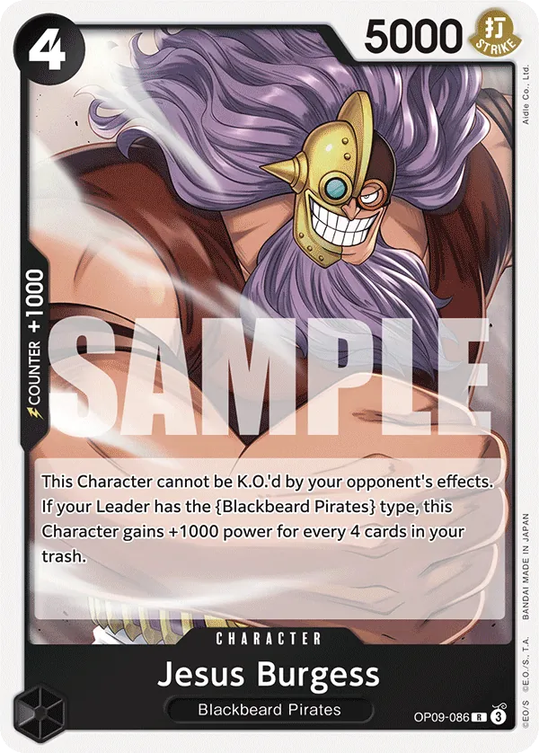 Jesus Burgess - OP09-086 - Rare