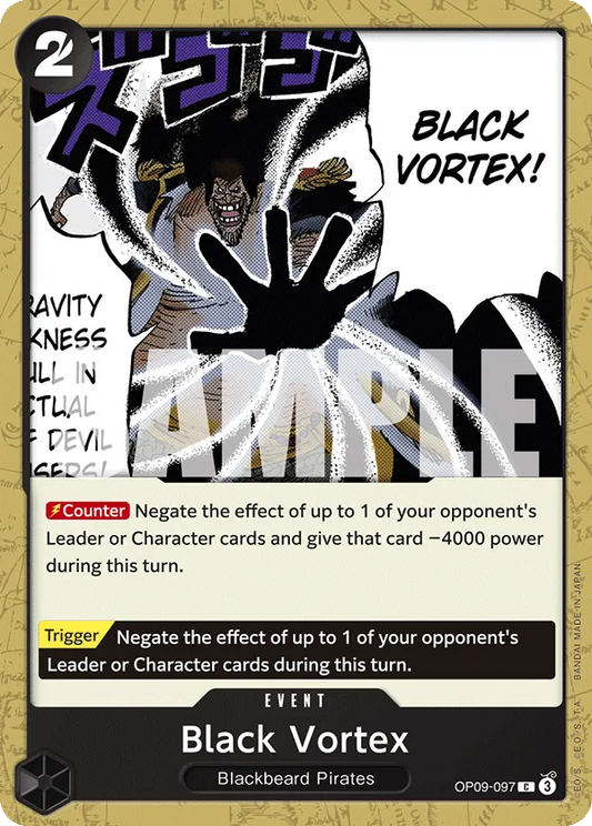 Black Vortex - OP09-097 - Common