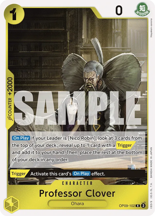 Professor Clover - OP09-102 - Rare