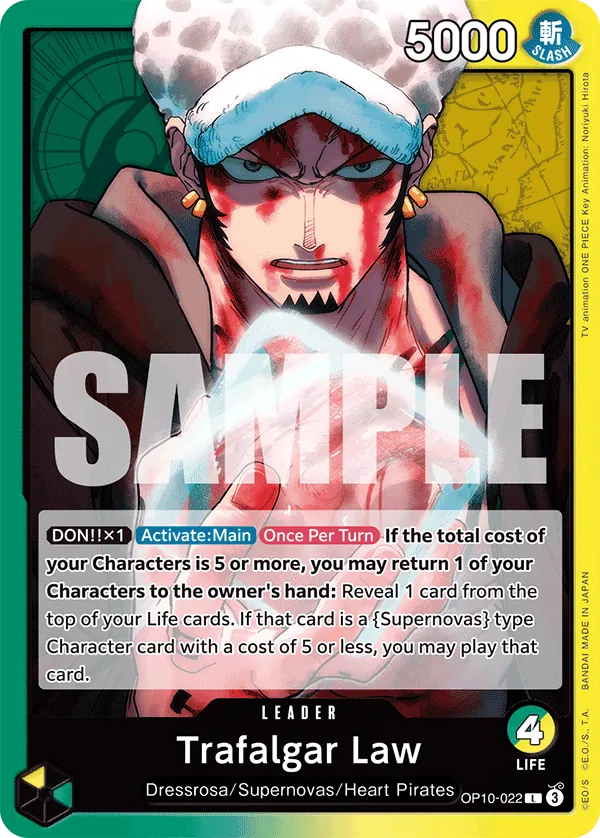 Trafalgar Law - OP10-022 - Leader