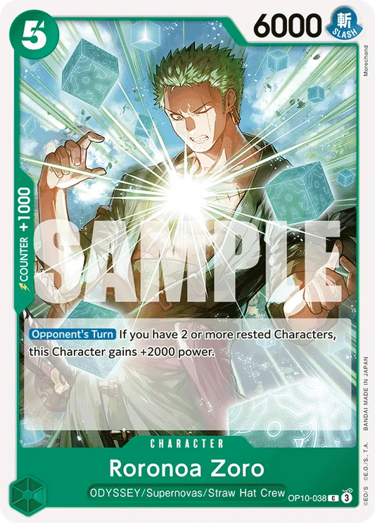 Roronoa Zoro - OP10-038 - Common